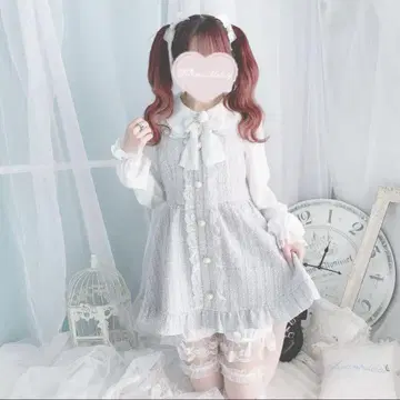 프린세스 멜로디 MARS 봄 트위드 튜닉 원피스 지뢰