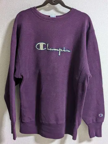 챔피온 퍼플 트레이닝복 X-LARGE 90s