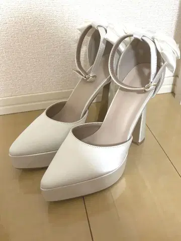 웨딩 하이힐 (13cm) 화이트/아이보리