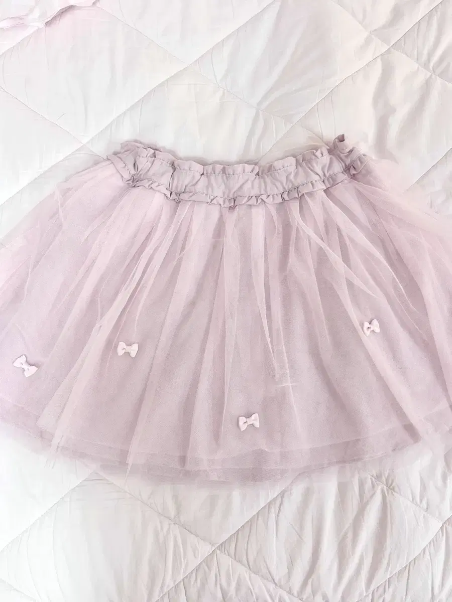 Battalion Commander Mezzo Piano Ribbon Tulle Skirt Hime Gal Mass-produced Lolita Pink