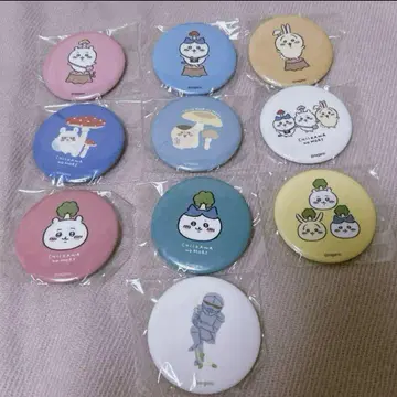 치이카와 캔뱃지 치이카와의 숲 토끼 하치와레 밤만쥬 모몽가