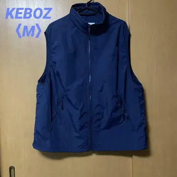 KEBOZ 나일론 베스트 "M" 네이비 케보즈 스트릿 여름 코디
