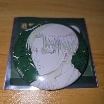 진격의 거인 WIT STUDIO 원화 캔뱃지 리바이 가로