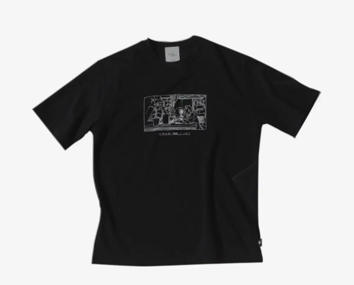 [XL] IAB.STUDIO Storyboard T-shirt Black Short Sleeve