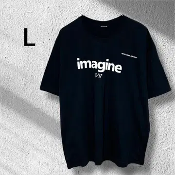 imagine 프린트 크루넥 반팔 티셔츠