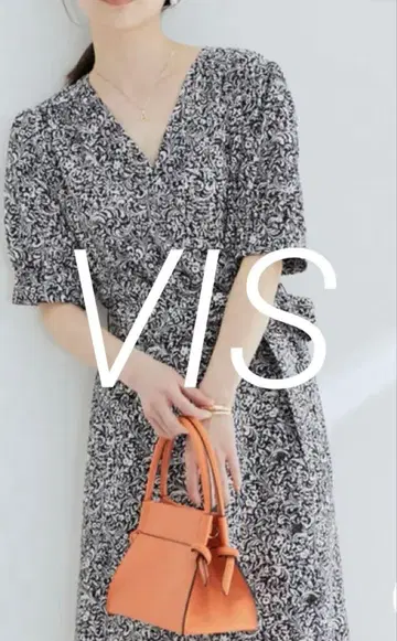 VIS 꽃무늬 카슈쿨 원피스 M 사이즈