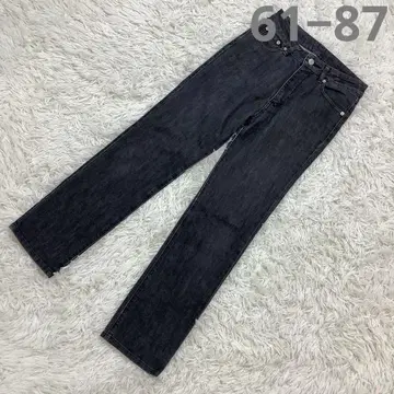 청바지 데님 롱 팬츠 돌려입기 좋은 다크 그레이 새상품급 61-87
