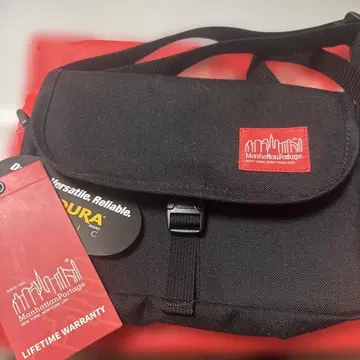 Manhattan Portage 블랙 숄더백