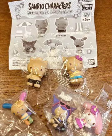 SANRIO CHARACTERS 모두 함께 바캉스 피규어