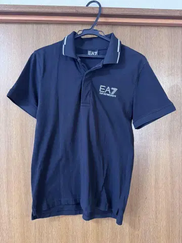 엠포리오 아르마니 EA7 블랙 피케 셔츠