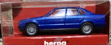 1/87 herpa 파랑 BMW 세단 스타일 미니카