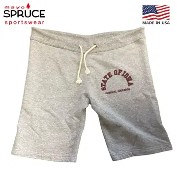 미국제 mayo SPRUCE 그레이 프린트 맨투맨 팬츠