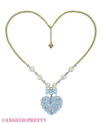 토핑 하트 목걸이 Angelic Pretty