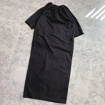 바빌론 원피스 코쿤 슬리브 롱 면 100% 블랙