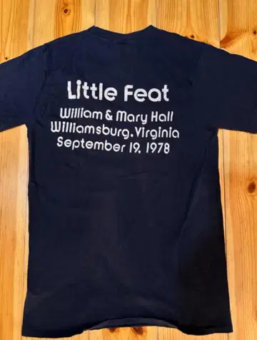 Vintage Little Feat 콘서트 티셔츠 1978