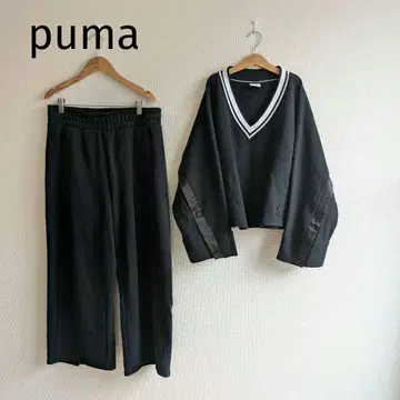 puma 푸마 네이비 V넥 셋업 상하의 세트 맨투맨