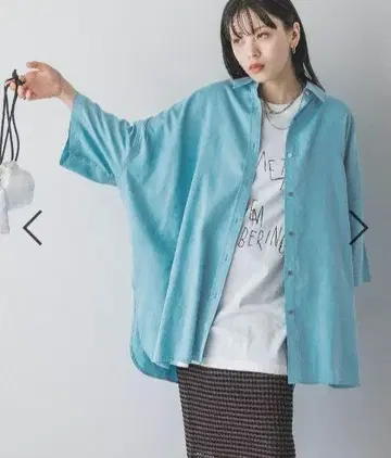 JEANASIS 커버링 빅 셔츠 ss
