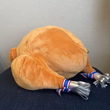 오렌지 컬러의 칠면조 봉제 인형