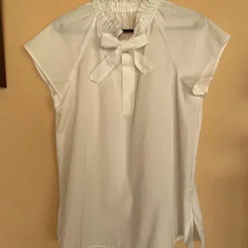 UNITED ARROWS 프릴 칼라 블라우스 머신 워셔블 UV 차단
