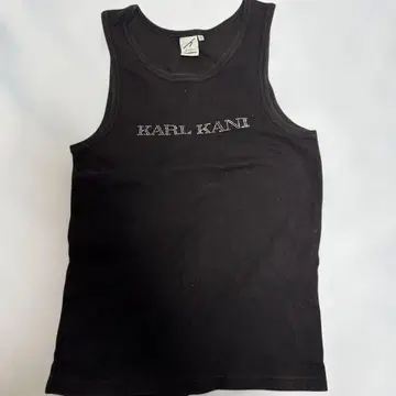 KARL KANI 블랙 탱크탑 2XL