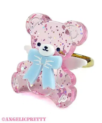 Milky 베어 반지 Angelic Pretty