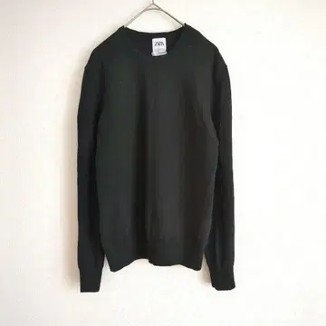 ZARA 자라 니트 S 울 100% 블랙 유니섹스 스몰 사이즈 양모
