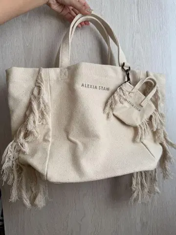ALEXIA STAM 프린지 토트백