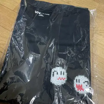 XL 유니클로 슈퍼 마리오 테레사 콜라보 티셔츠 UT 블랙