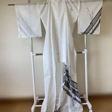 화이트 호몬기 대나무 무늬