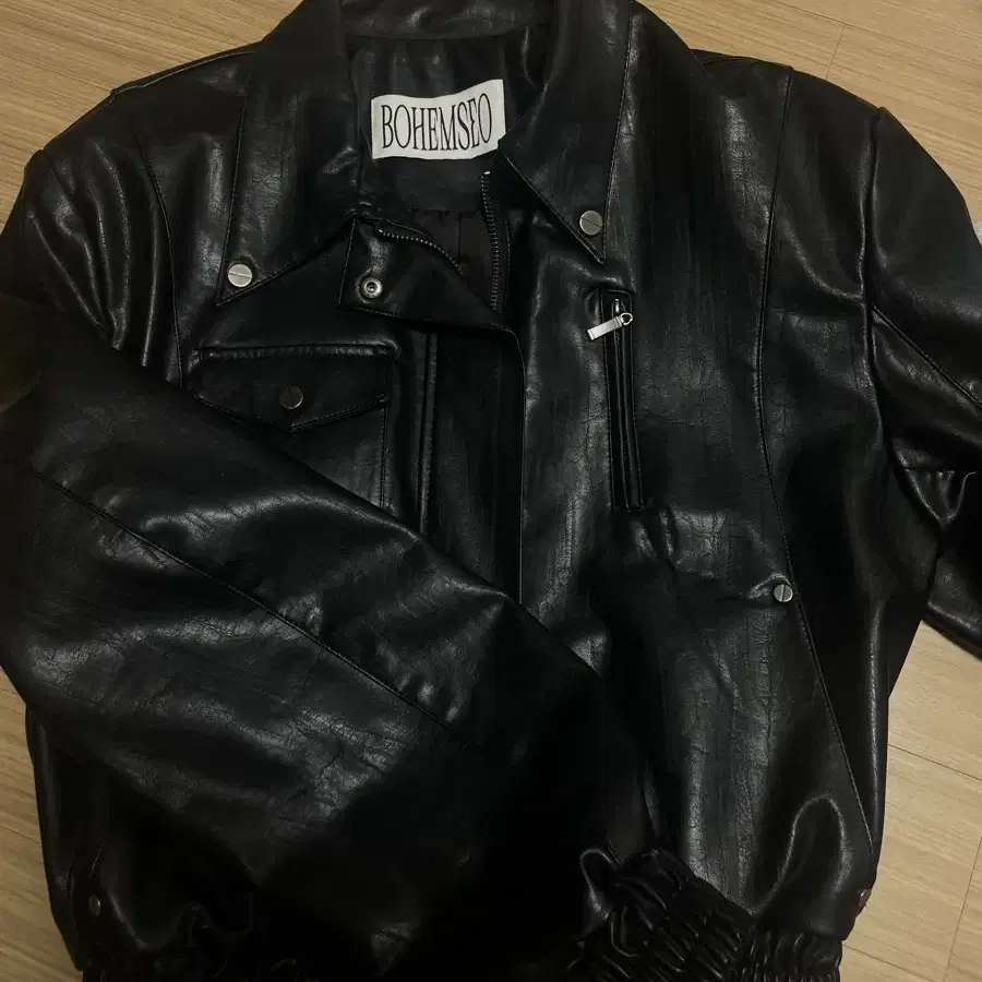 ● BOHEMIAN SEOUL ● BOHEMSEO MOTORCYCLE LEATHER JACKET BOHEMIAN SEOUL | 보헤미안서울 Bohemian Seoul Leather Jacket