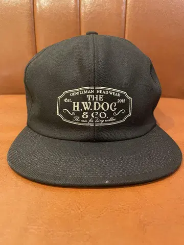 H.W.DOG & CO. 트래커 블랙 워크 캡