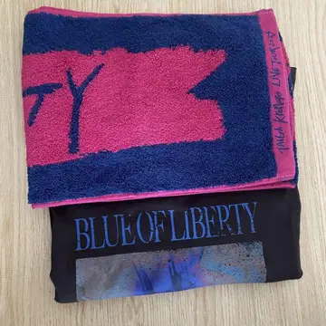 교모토 다이가 BLUE OF LIBERTY 머플러 타월 티셔츠 세트