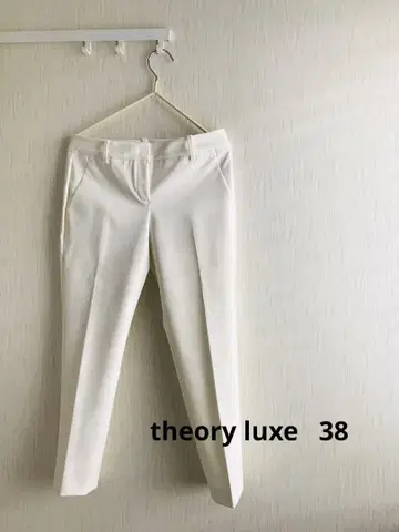 미사용품 띠어리 럭스 theory luxe 팬츠 스트레치 화이트