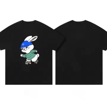 NEWJEANS 우사짱 블랙 티셔츠 새상품