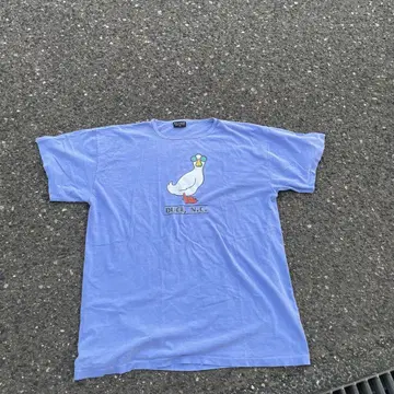 80s 90s made in USA 오리 그래픽 티셔츠