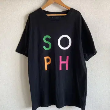 SOPHNET. 소프넷 컬러풀 로고 프린트 티셔츠 랙 L