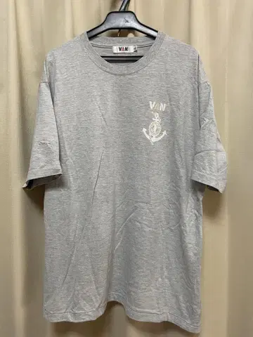 VAN 그레이 티셔츠 L 사이즈 닻