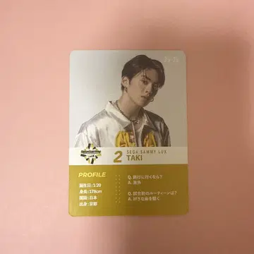 SEGA Sammy LUX 세가 사미 TAKI 노멀 트레이딩 카드