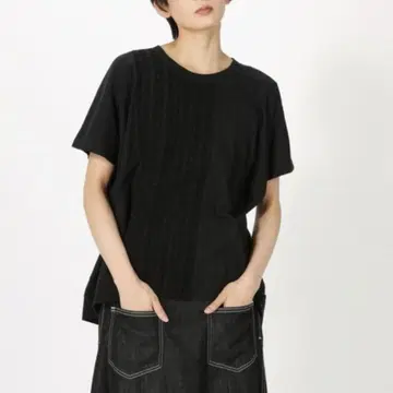 ZUCCa 거즈 자수 컷 티셔츠