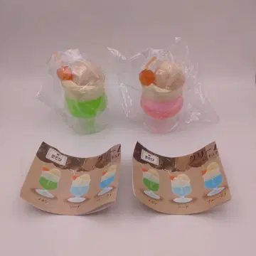 찻집 놀이 크림 소다 미니어처 컬렉션 멜론 딸기 세트