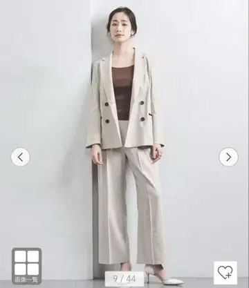 유나이티드 애로우즈 ECLISSE 더블 테일러드 자켓