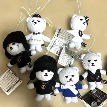 BIGBANG KRUNK 봉제 인형 키링 6개