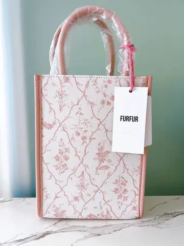 FURFUR 토와르 주이 패턴 백 숄더백 핑크