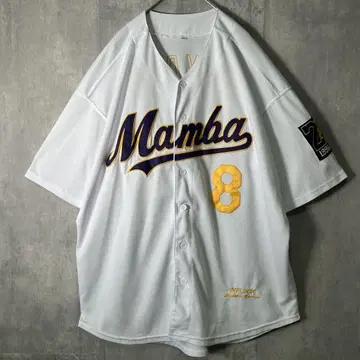 레어 코비 브라이언트 야구 셔츠 Mamba Forever 자수