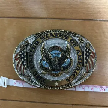 버클 미국 국기 이글