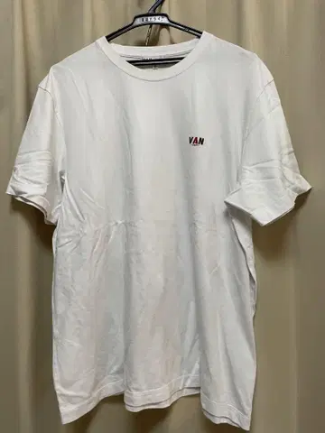 VAN 화이트 티셔츠 LL