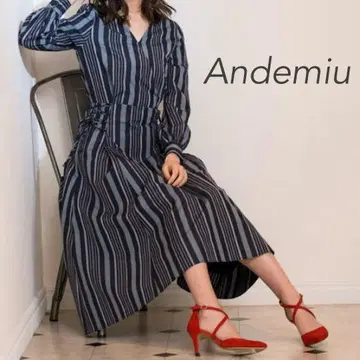 새상품급 Andemiu 사이드 레이스업 원피스
