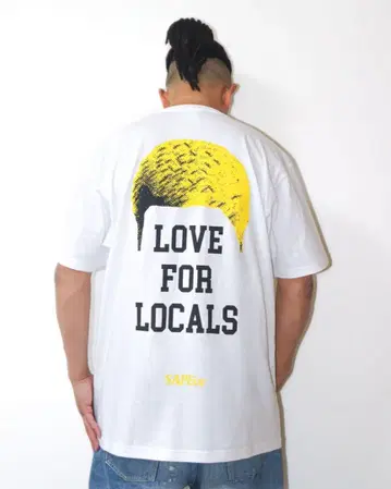 SAPEur LOVE FOR LOCALS 티셔츠 화이트