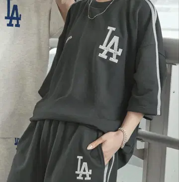MLB 셋업 빅 실루엣 맨투맨 빅 사이즈 XL 3L