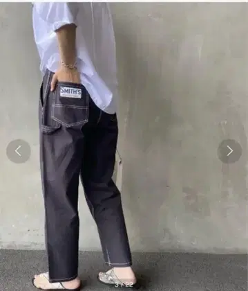 smith's Jeanfactory 배색 스티치 페인터 이지 팬츠